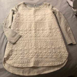 Cream Textured Tunic